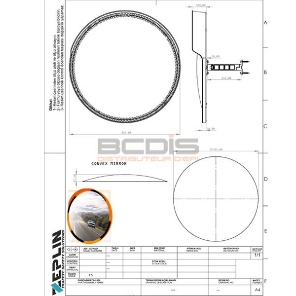 Miroir surveillance pour extérieur zeplin (8)