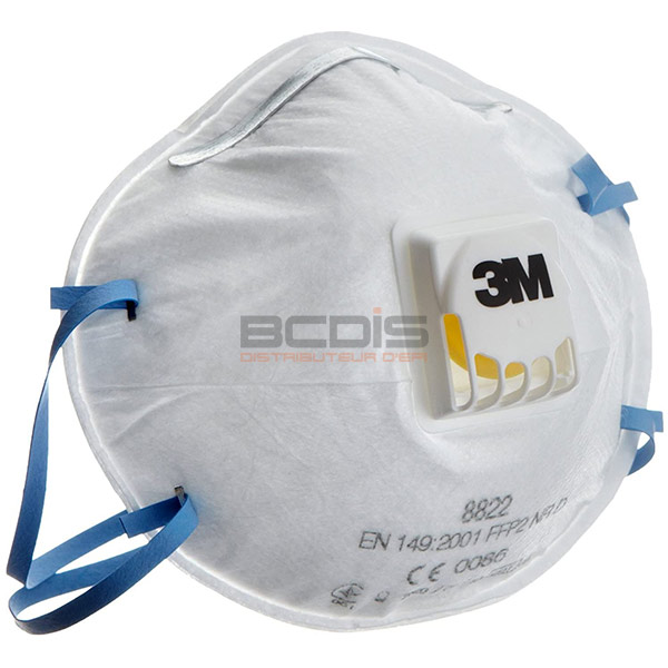 Masque protection 8822 FFP2 avec soupape 3/PK (1)