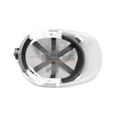 Casque PACIFIC blanc 6 points molette (1)