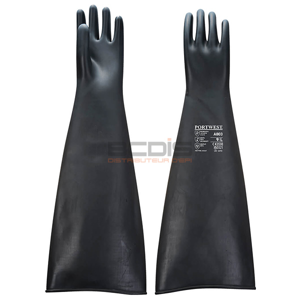 Gant Caoutchouc Lourd Latex 60CM A803 (1)