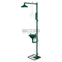 Douche oculaire avec pédale en acier galvanisé S200