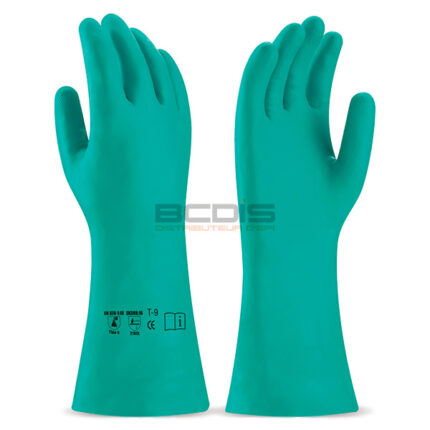 Gant nitrile vert protection chimique tunisie